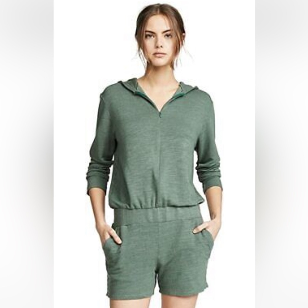 Brand new Monrow Jumpsuit with hood